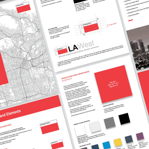 Brand collateral updates for Charles Dunn Company,