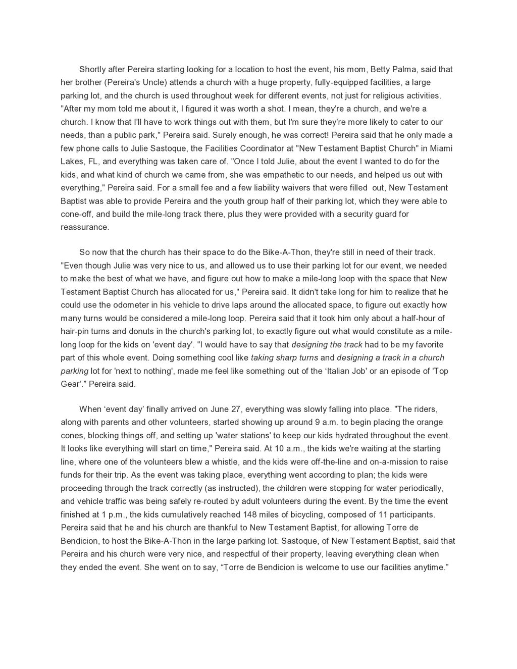 This is 'Page 2' of the story where a group of kid