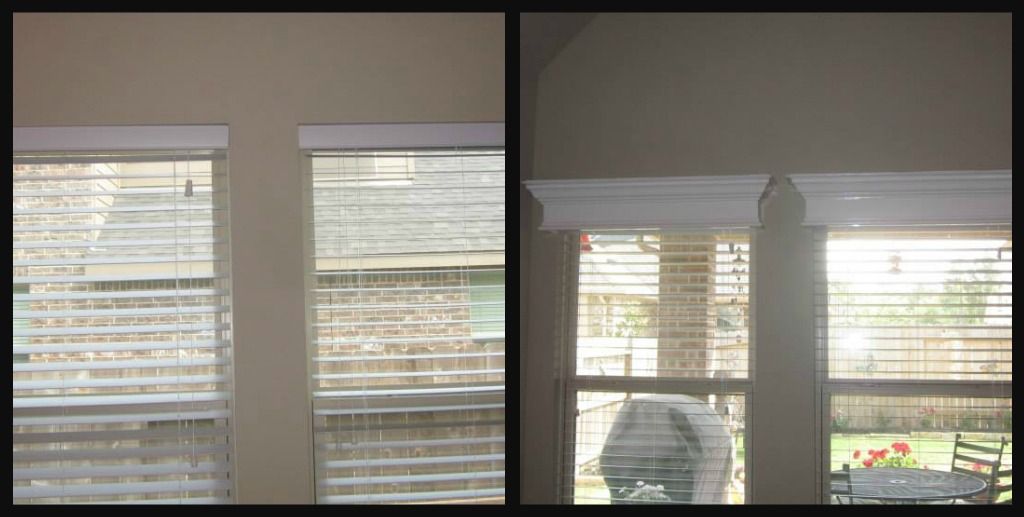 Custom Built Window Cornices