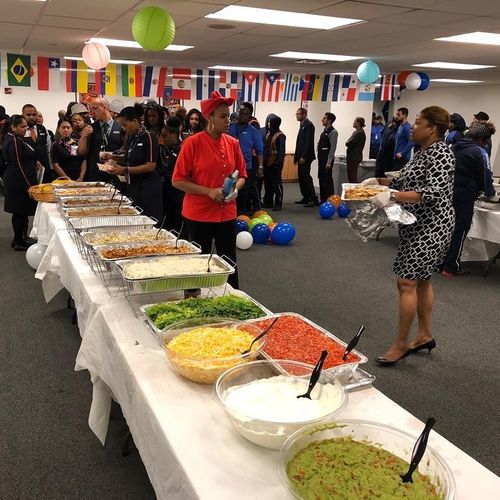 Taco Bar for Hispanic Heritage Month with Jet Blue