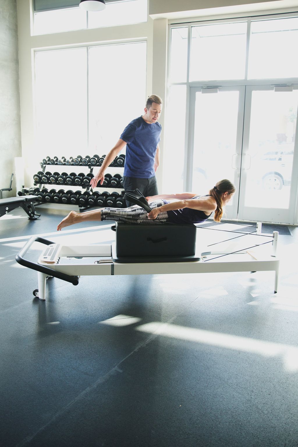 I teach Pilates reformer, spring board and Redcord