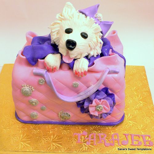 Purse and dog, completely edible! Dive in