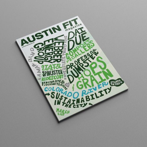 Austin Fit Magazine March 2015 Cover Design