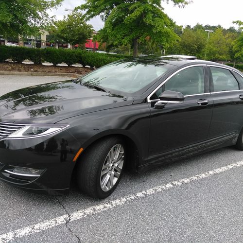 2013 Lincoln MKZ sports BLK on BLK leather