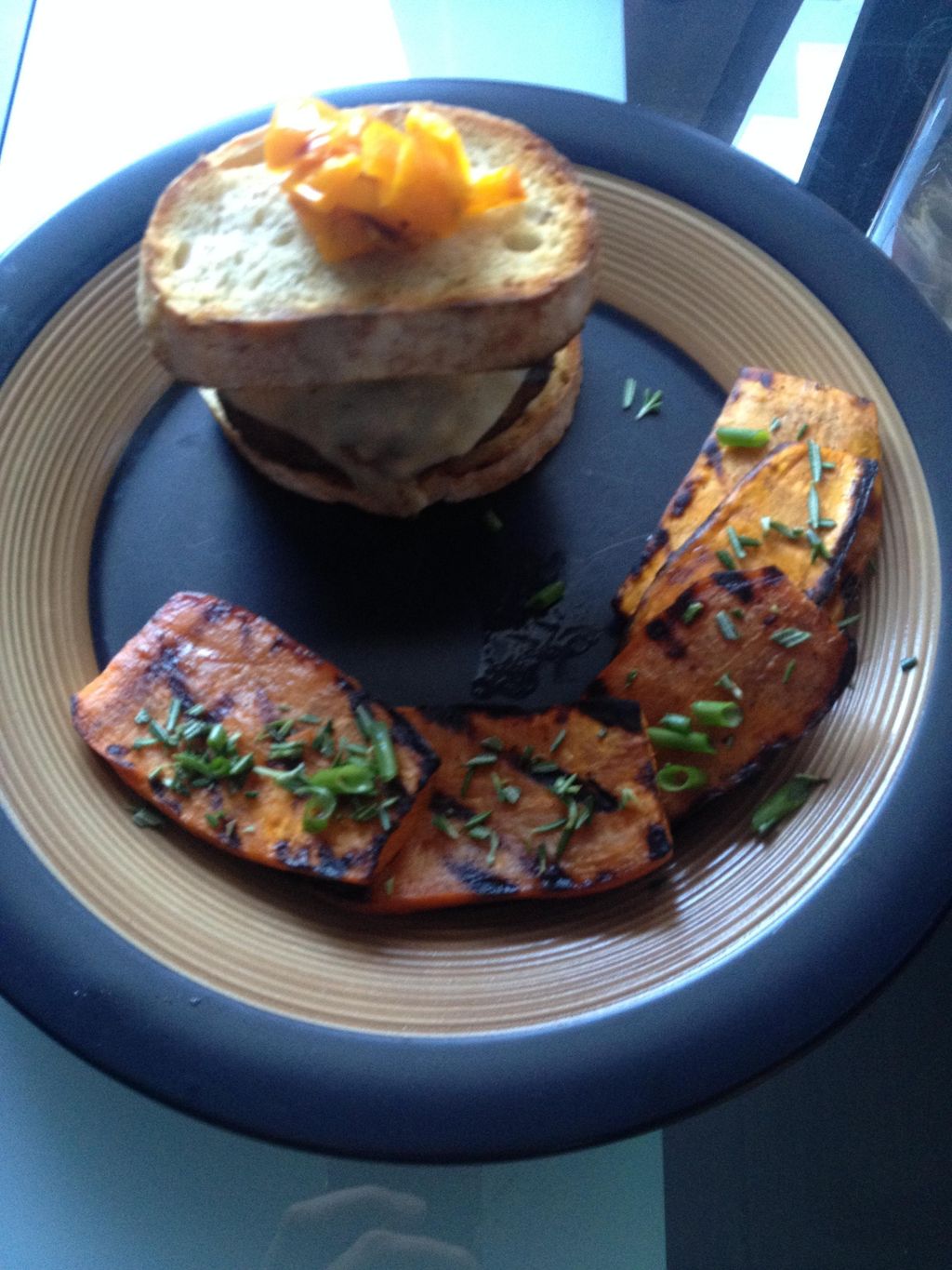 Turkey burgers and sweet potato planks...and yes, 