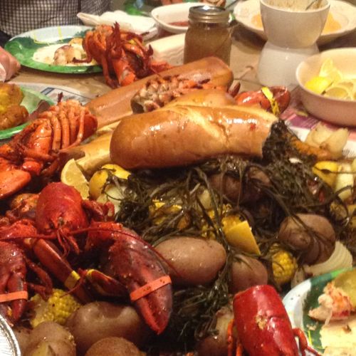 Lobster Boil with the family