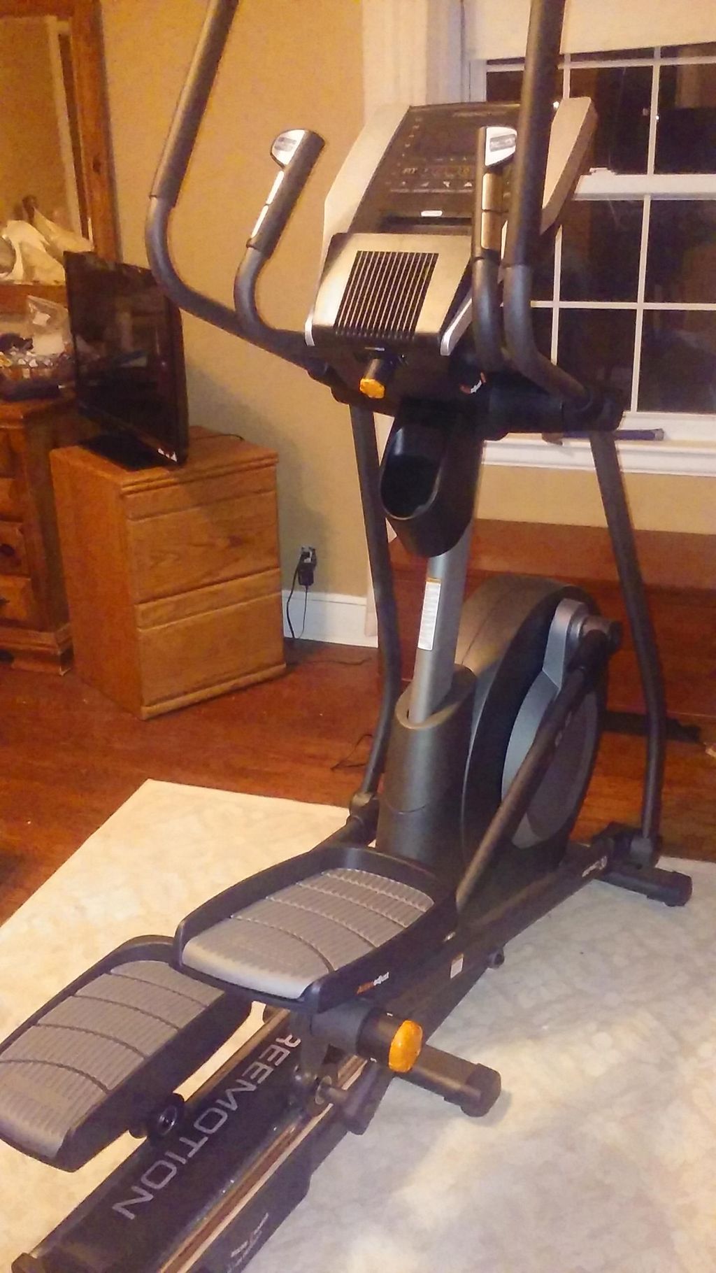 Exercise equipment we assembled.