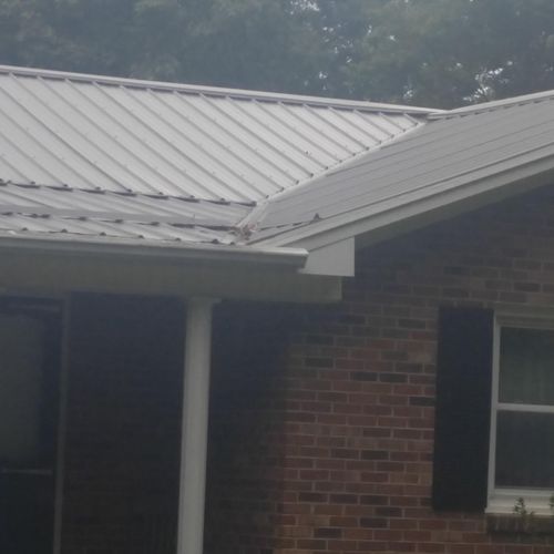 Metal roof I installed for a customer