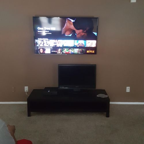 Went from a 27inch to a 55inch Television