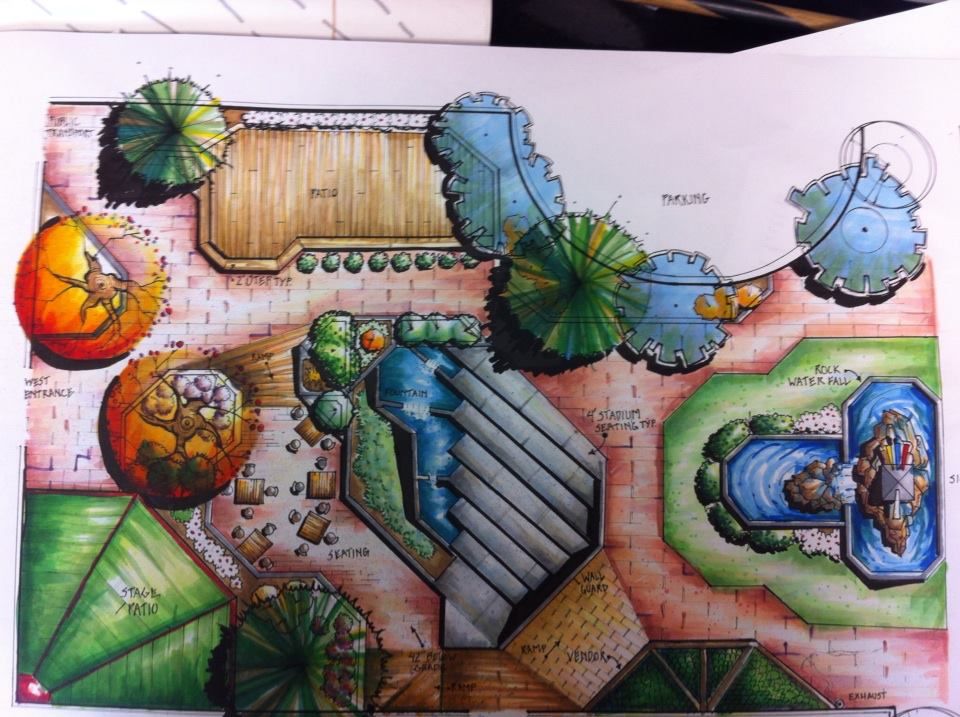 Commercial Amphitheater~ Plan