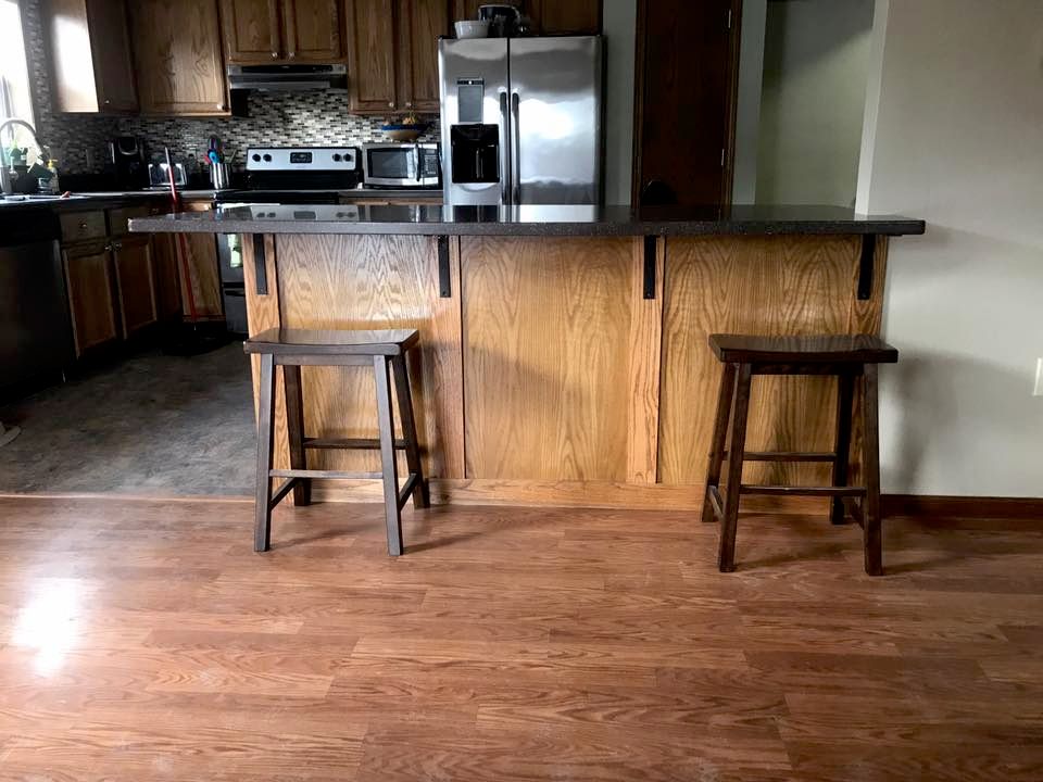 Custom breakfast bar 