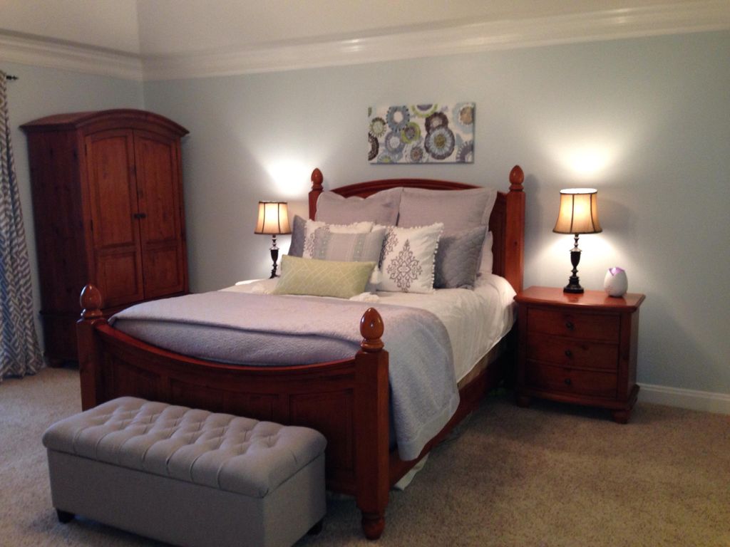 Master Bedroom Staging