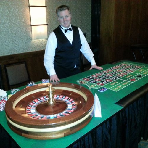 We have awesome roulette tables and friendly deale