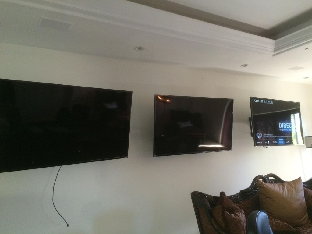 careful placement and hiding cords behind walls gi