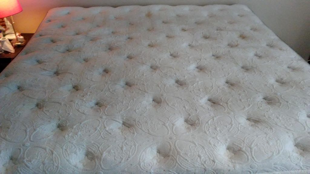 Mattress after Powerful Steam Cleaning!