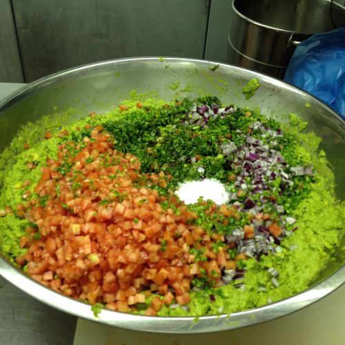 Guacamole for a bunch of kids!