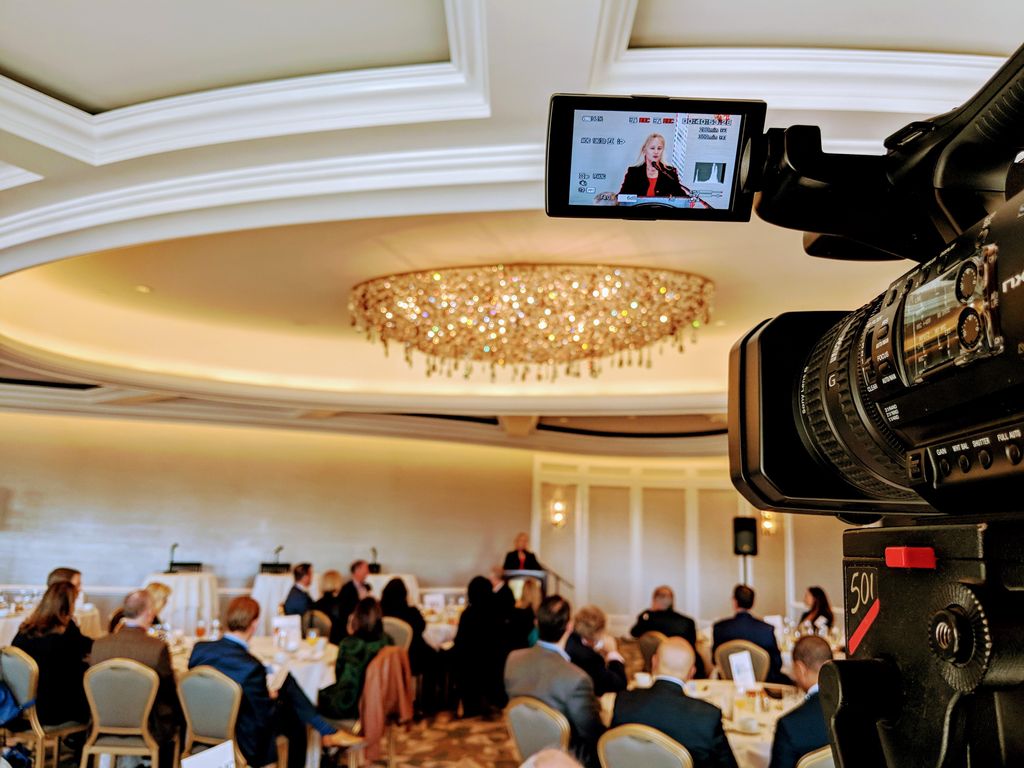 Beverly Hills Hotel, Corporate event. Audio and vi