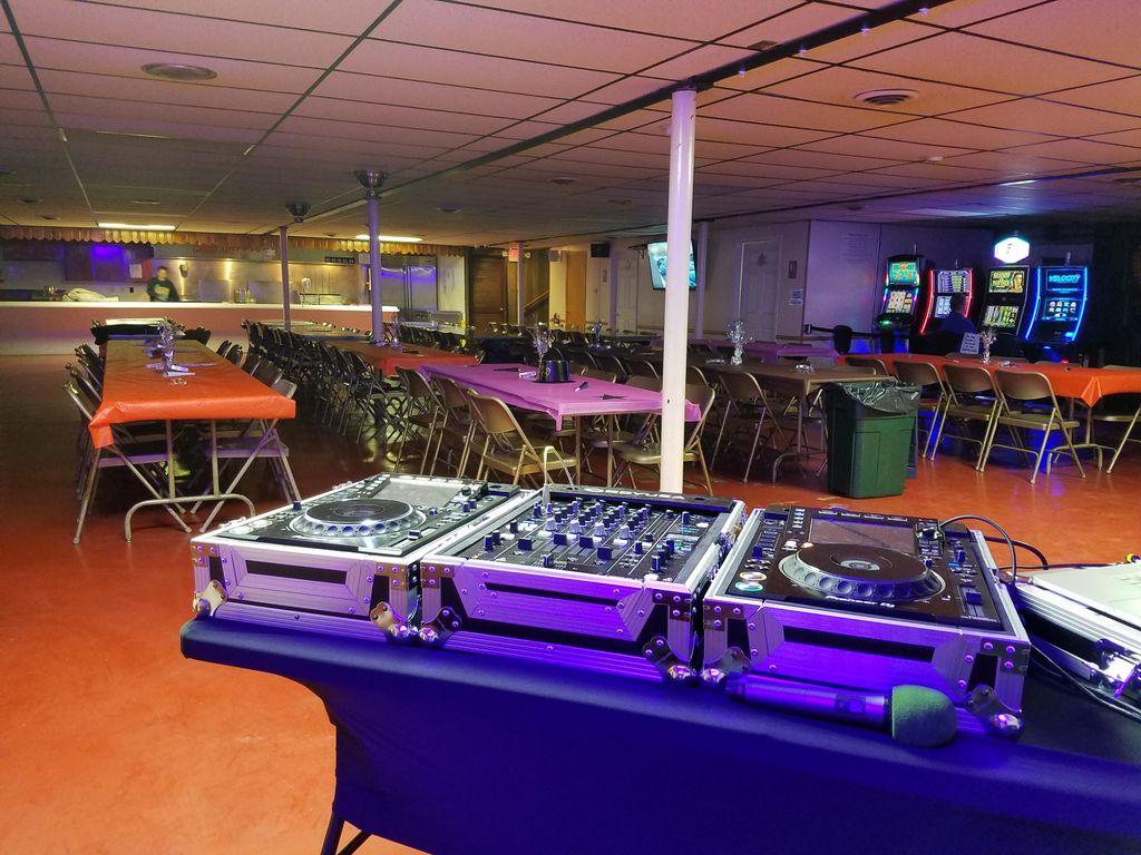 Setting up @ New Baden Legion for NYE 2017