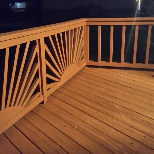 Deck. Build, wash, stain, seal or paint