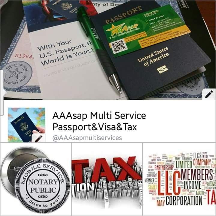 1Rush Passport&Visa&Tax&Notary Services