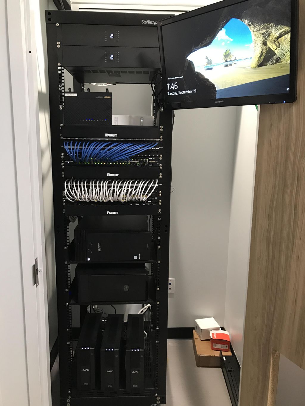 Recent network/phone/AV install for a veterinary c