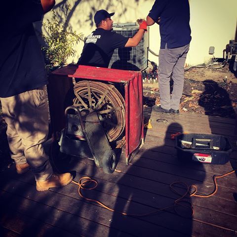Explaining issue to customer ( Clogged drain line)