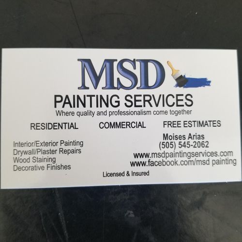 MSD painting services