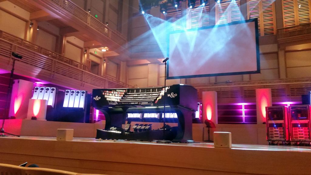 Stage for recital performance