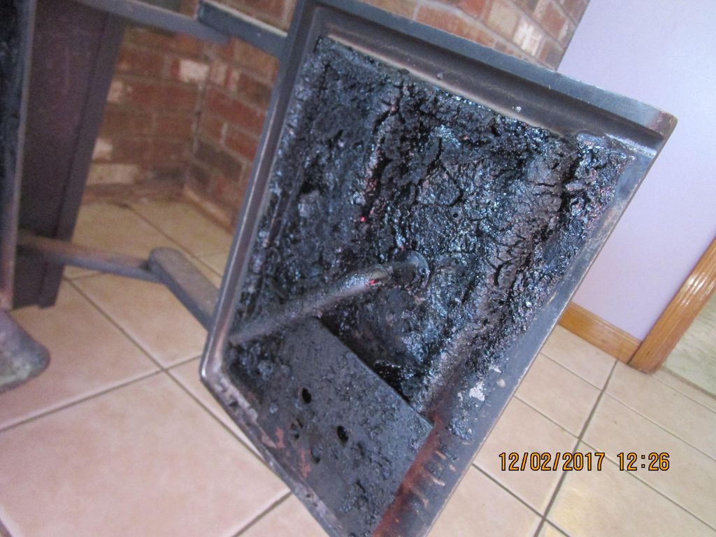If you see creosote buildup like this you are over