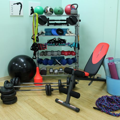 A few of my fitness equipment...