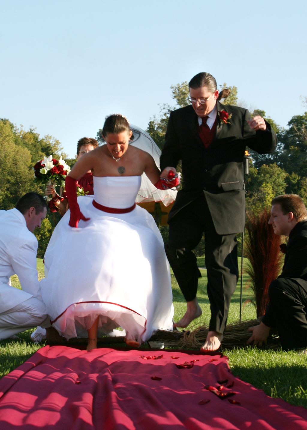 The practice of "jumping the broom" is an African 