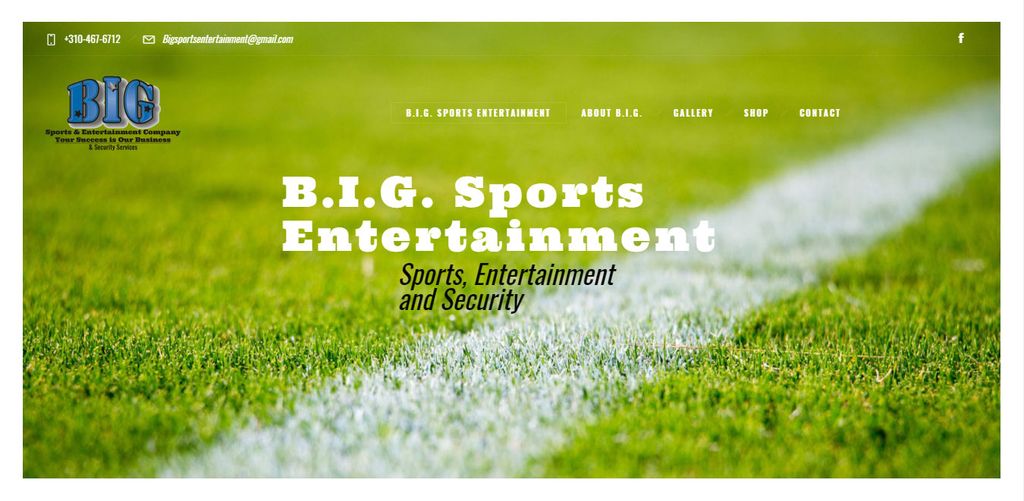 Big Sports Entertainment & Security Web Developmen