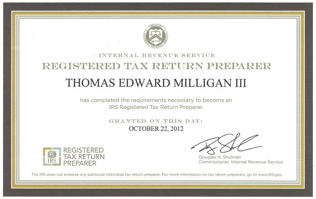 The initiative required all tax return preparers t