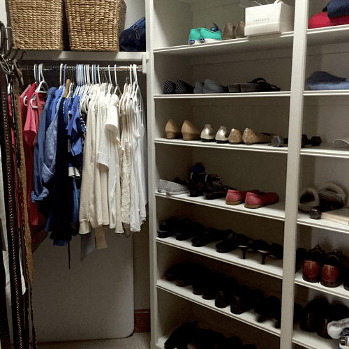 A well organized closet allows you shop your wardr