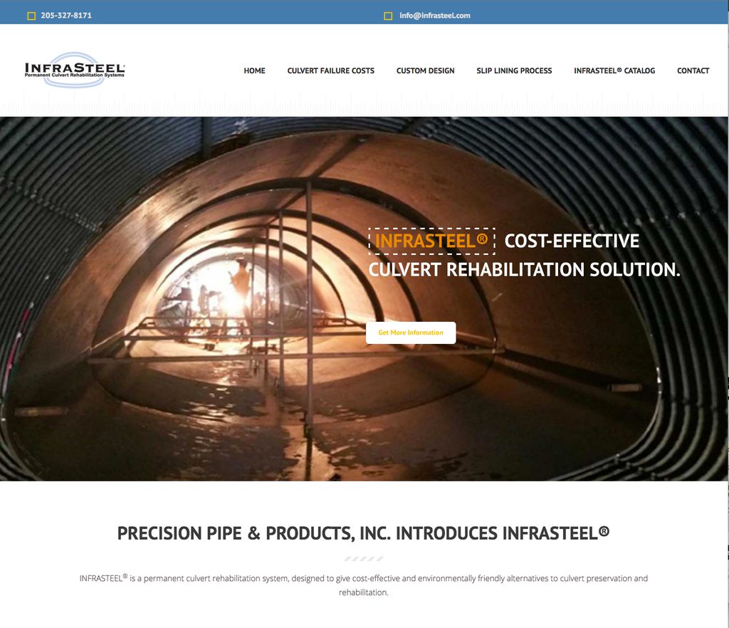 B to B website. Highly optimized for search. Rolli