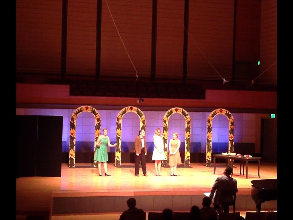 Performing Opera scenes at San Francisco Conservat