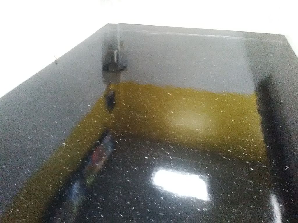 Finished floor. WET LOOK!!
