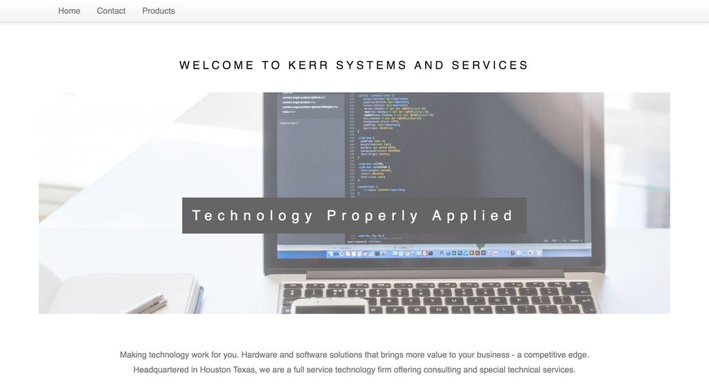 Corporate website.