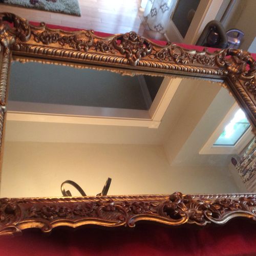 Antique mirror that needed some love.