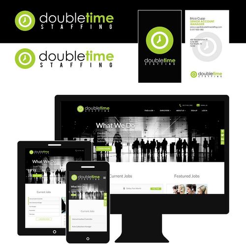 Double Time Staffing - Corporate Branding & Websit