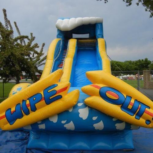 This water slide will make a splash at your next p