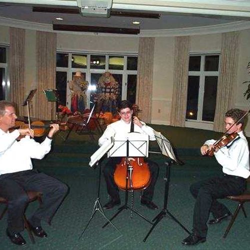 I'm on left leading students in a string trio.