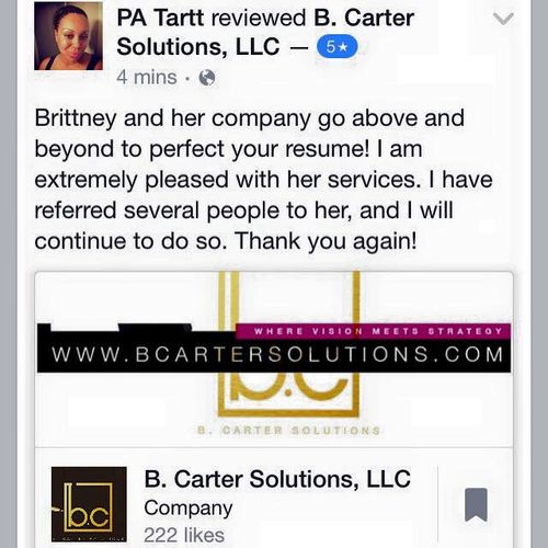 Thank you to our amazing client for her amazing re