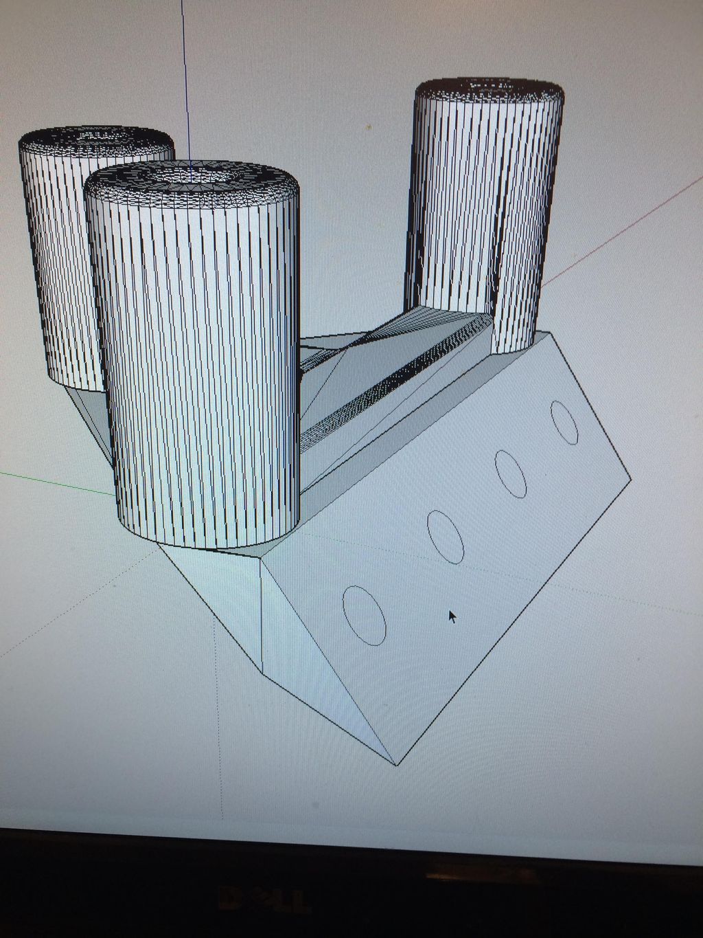 Iniital custom plate bracket for a YZ450 supermoto