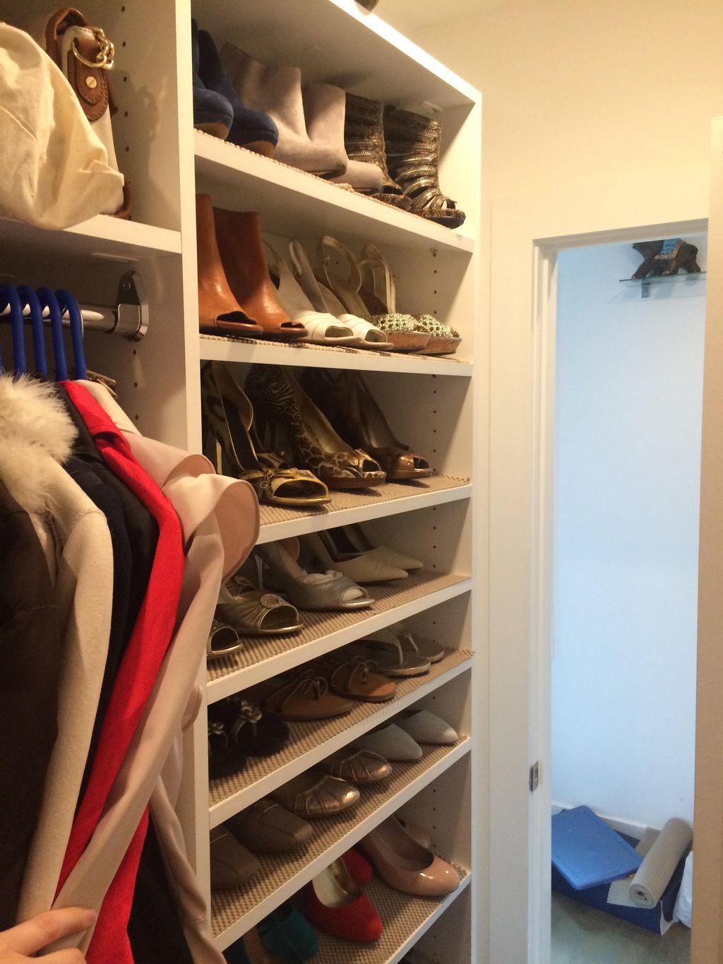 After closet organization