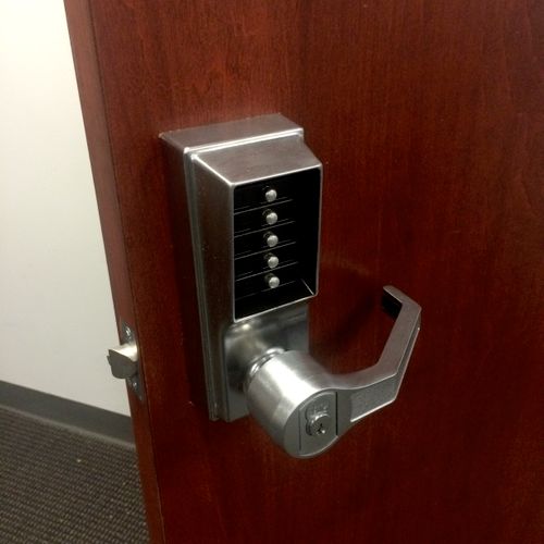 High security lock installation pic 1