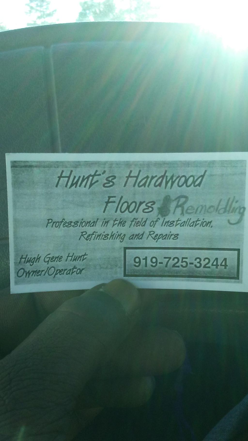 Hunts hardwood floors