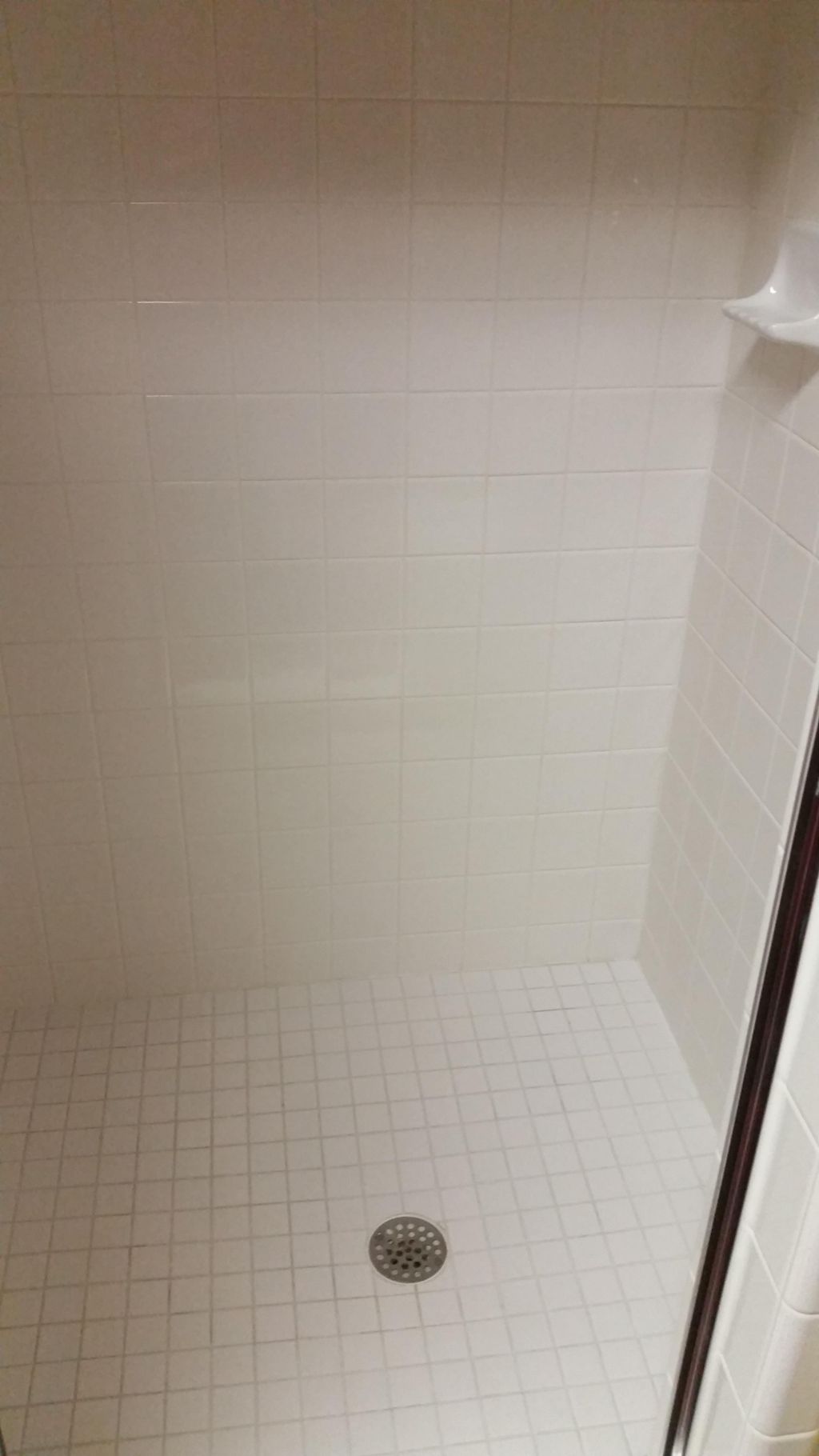 shower after cleaning