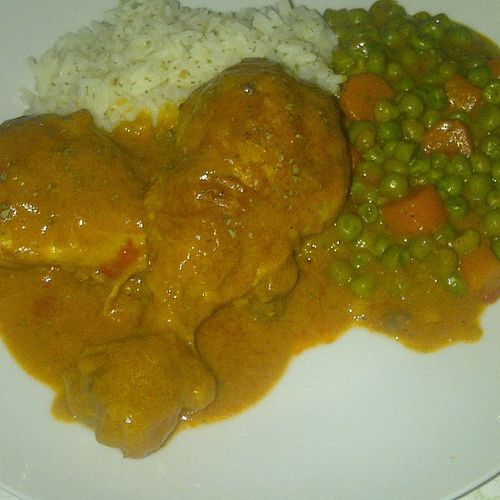 Curry Chicken and veggies