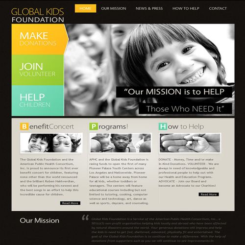 Global Kids Foundation

Customized website. JQuery